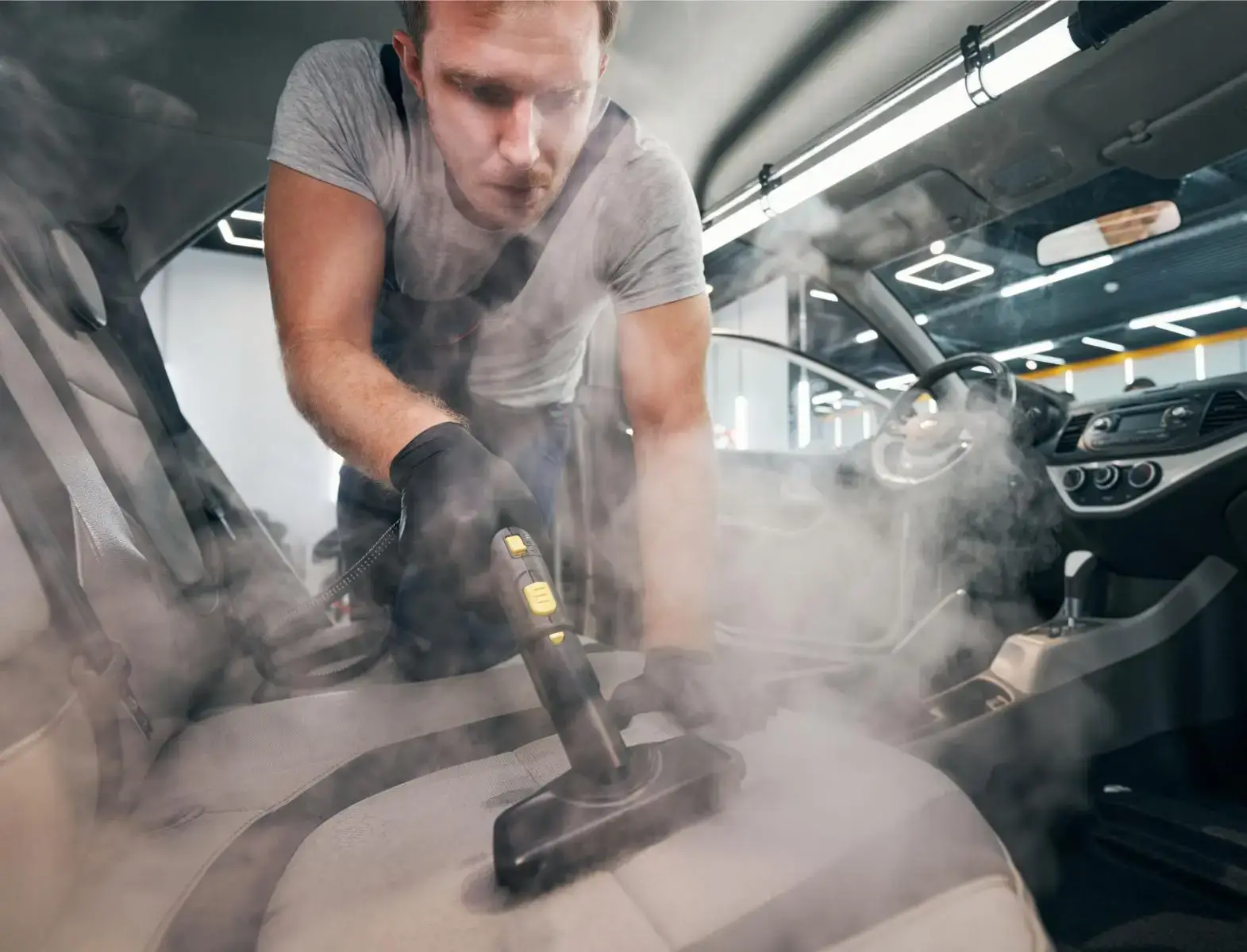 interior car cleaning
