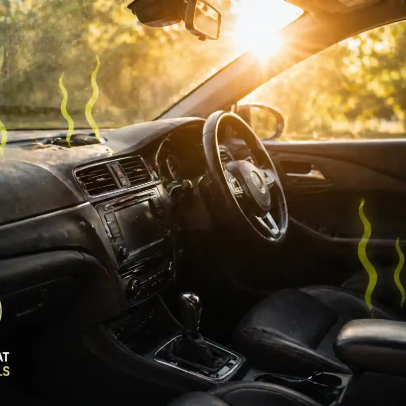 car smells worse in summer heat inside car London