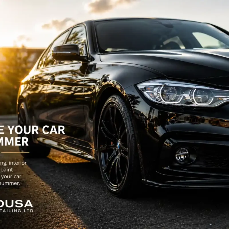 prepare your car for summer in London with professional mobile car detailing