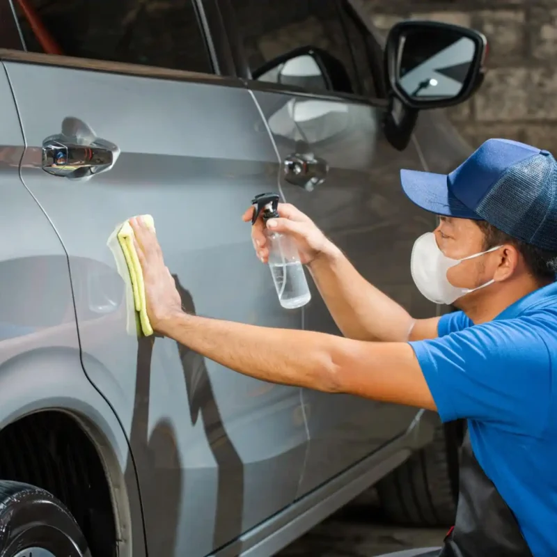 professional mobile car valeting service maintaining clean car in London