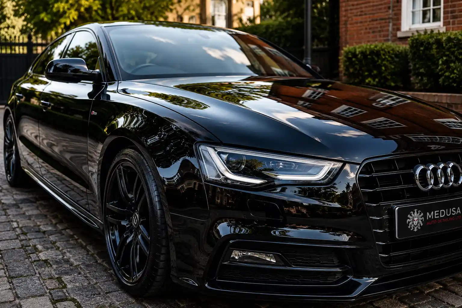 high gloss vehicle paint after professional paint protection