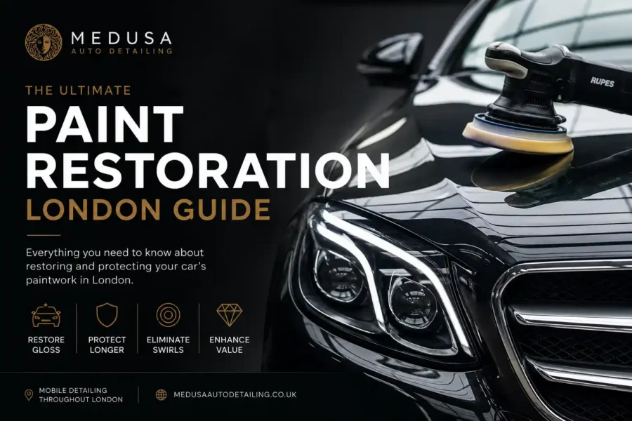 professional paint restoration service restoring gloss in London